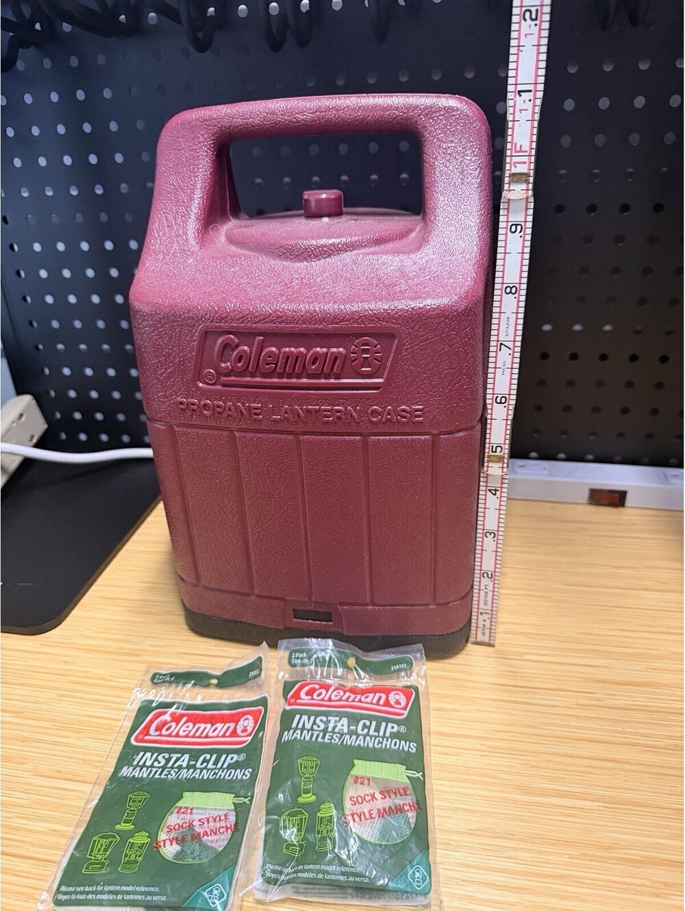 Coleman Model 5154A 5151 5152 Propane Lantern Carrying Case Burgundy *